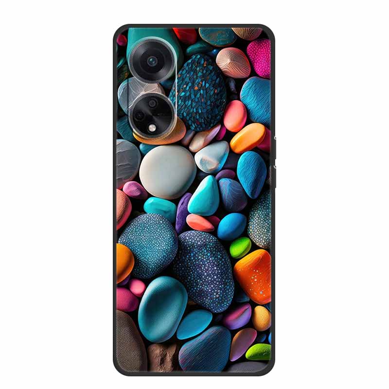 For OPPO A98 5G Cases A58 A38 A18 A78 4G A17 F23 A1 5G Soft TPU Silicone Phone Cover for OPPO Reno 11F F25 Pro 5G Covers 11 F