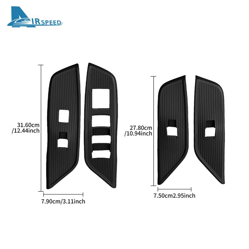 Silicone Car Door Lift Window Panel Protective Cover LHD Trim For Lexus ES ES200 ES250 ES300h ES350 -2025 Car Accessories