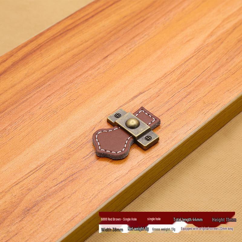 Brown-Black Leather Handle for Suitcases, Bags, Drawers, and Cabinets