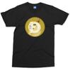 Dogecoin Logo T-shirt Funny Dog Coin Meme DOGE HODL Investor Trader Tee Unisex