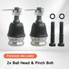 Pair Front Lower Ball Joints Left & Right Set New for Subaru Forester Impreza