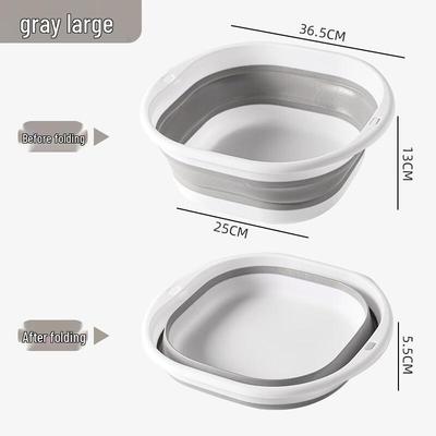 ZISIZ Foldable Silicone Basin Set