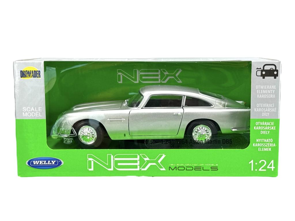 WELLY 1964 ASTON MARTIN DB5 SILVER 1:24 24101