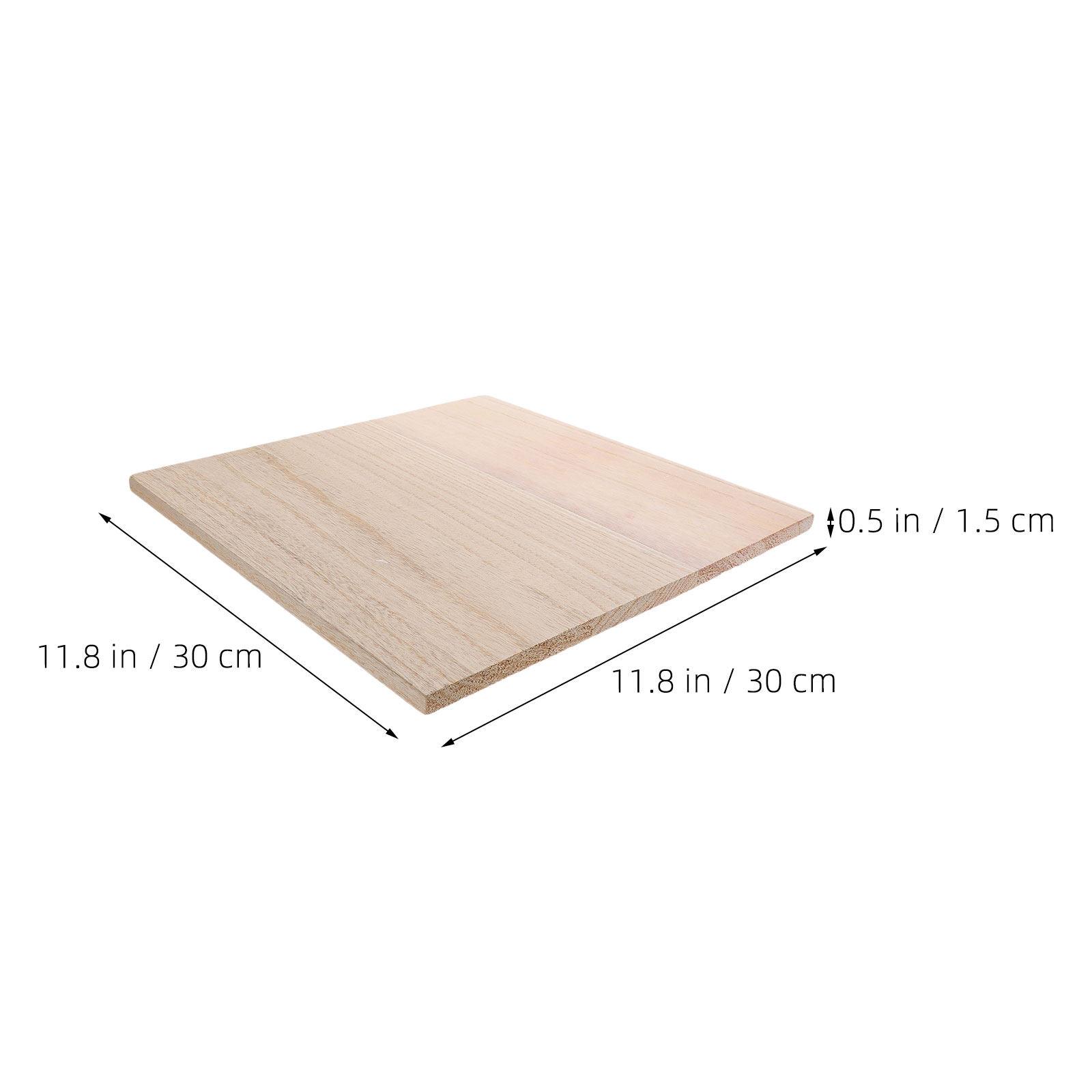 

Robust Unfinished Wooden Shelf Board 11.8 Inch Smooth Sanded Solid Wood Plank for Wall Shelving Bookcase Pantry Cabinets Craft