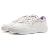 Li Ning Newly Slip Resistant Abrasion Resistant Low top Skateboard Shoes Women's White Purple AGCT474-2