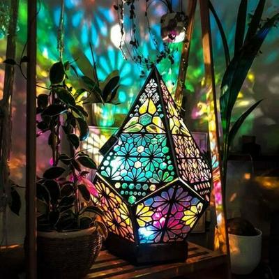 Bohemian Floor Lamp - Diamond Hollowed-out Colorful Light (Set of 2)