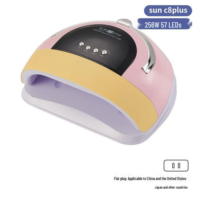Dazzling 256W LED Nail Curing Lamp, Quick Dry Gel Lamp for Salon Use