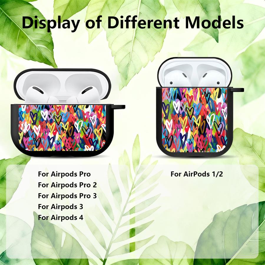 Kopfhörer Hüllen Abdeckung Hülle Für Airpods 1 3 Pro2 2 Pro 4 Pro3 Farbe Liebe