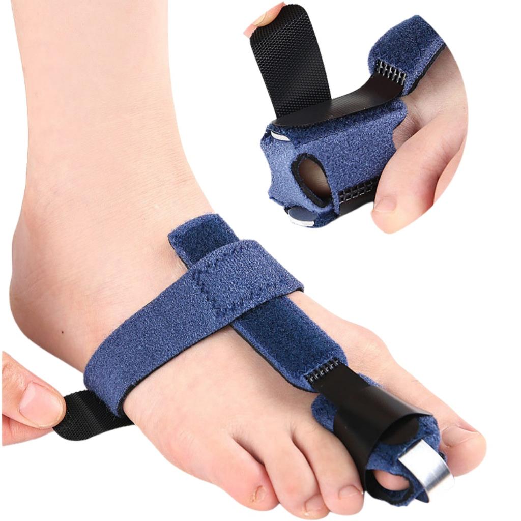 Adjustable Toe Fixation Strap Fixation Splint Detachable Aluminum Plate Support Toe Protector Toe Corrector Bunion Straightener