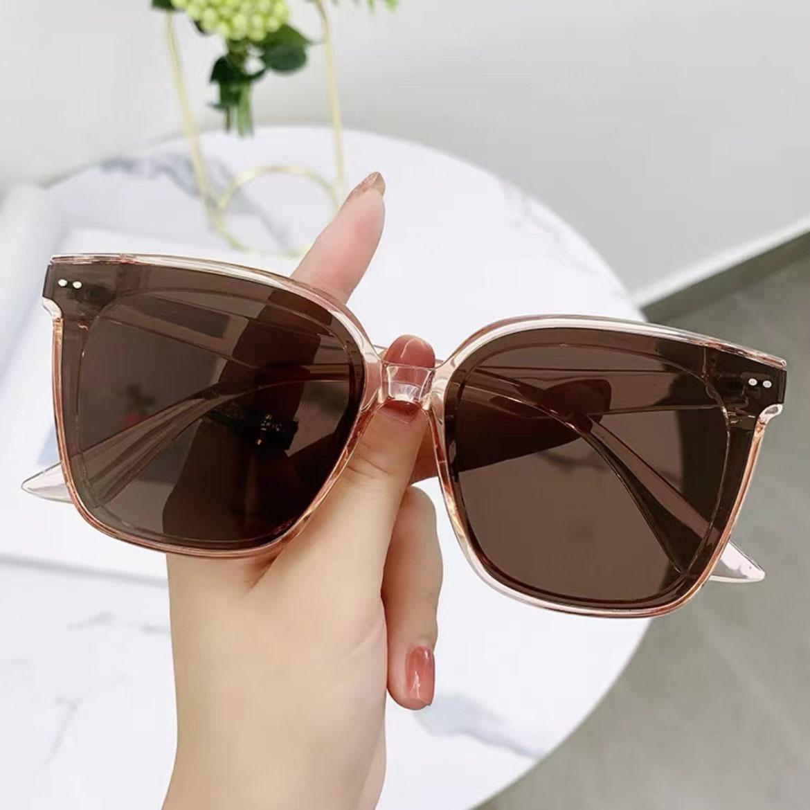 

Fashion Women Square Sunglasses Luxury Brand Oversized Sun Glasses Woman Vintage Gradient Shades Uv400 Eyewear