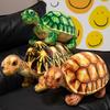 Cute Green Sea Turtle Plush Toy Realistic Soft Stuffed Animal Home Decor Gift Cuddly Ocean Creature