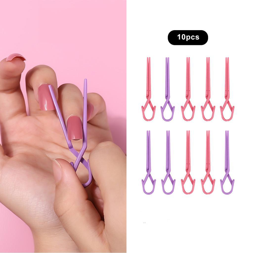 

Набор из 10 зажимов для ногтей, масляный лак, защита от проливания, разноцветные зажимы для ногтей, маникюрные инструменты для предотвращения протечек 10PCS
