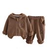 Kids Casual Long-Sleeve Set, Comfortable Daily Wear Outfits