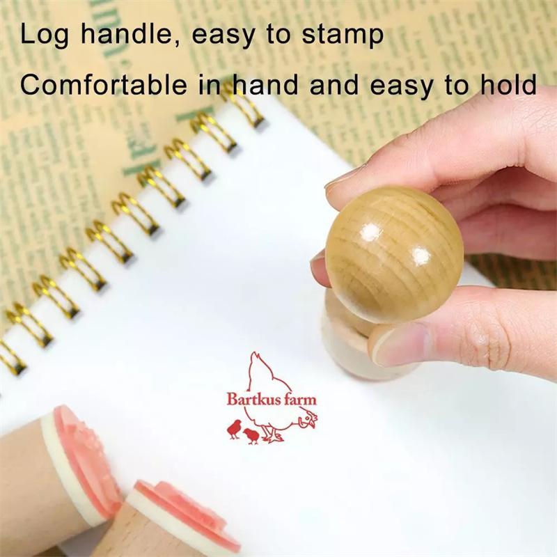 Round Plastic Egg Stamp Set For Personalized Farm Fresh Eggs For Crafters & Bakers Perfect Gift For Easter & Holidays