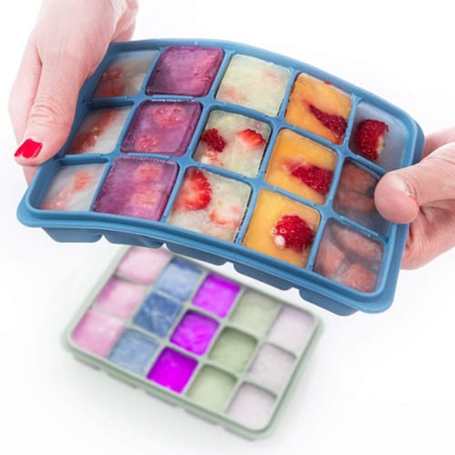 Silicone Ice Tray, Square Ice Cube Tray with Lid, Ice Maker, Small Ice Cubes, Easy to Remove, Freezer Storage, Durable, with Lid, Ice Cube Tray, Silic