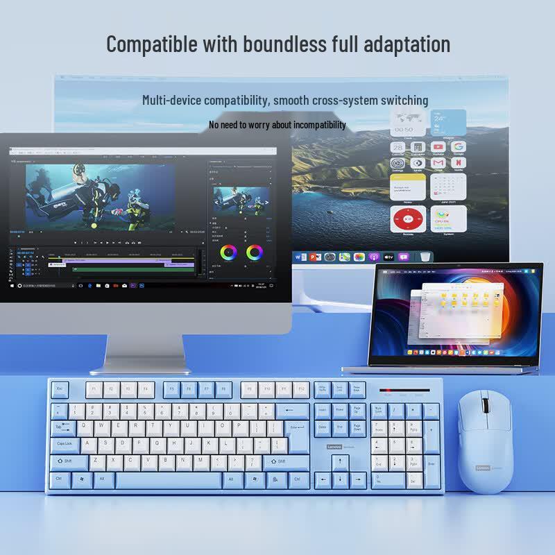 Lenovo Wireless Keyboard and Mouse Set
