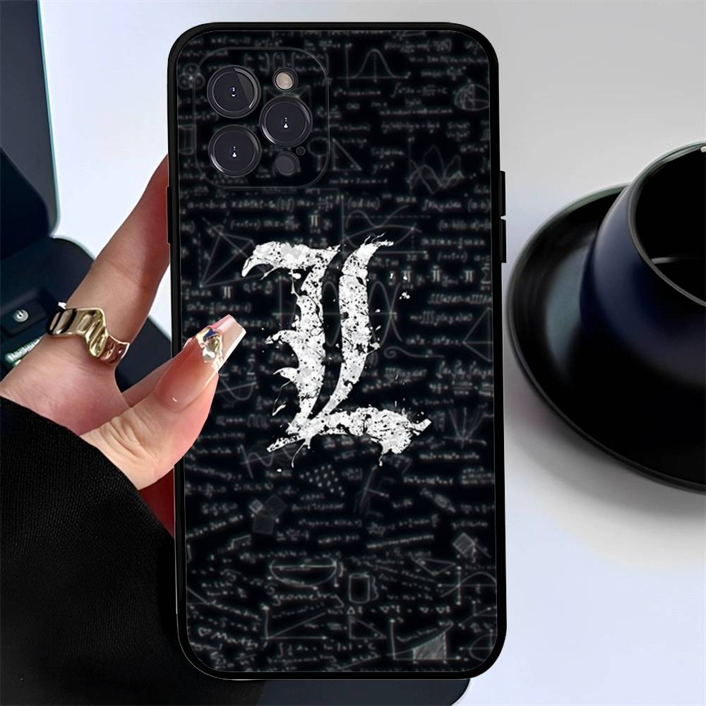 Japan Anime Death Note For IPhone 17 16 15 14 13 12 11 Pro Max Plus Shockproof Black Soft Phone Cover