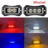 2PCS Trailer LED Lights Truck Marker Side Lighting Lamp 2/3LED Car Van Pickup Lorry Grille Warning Clearance Side Marker Lights