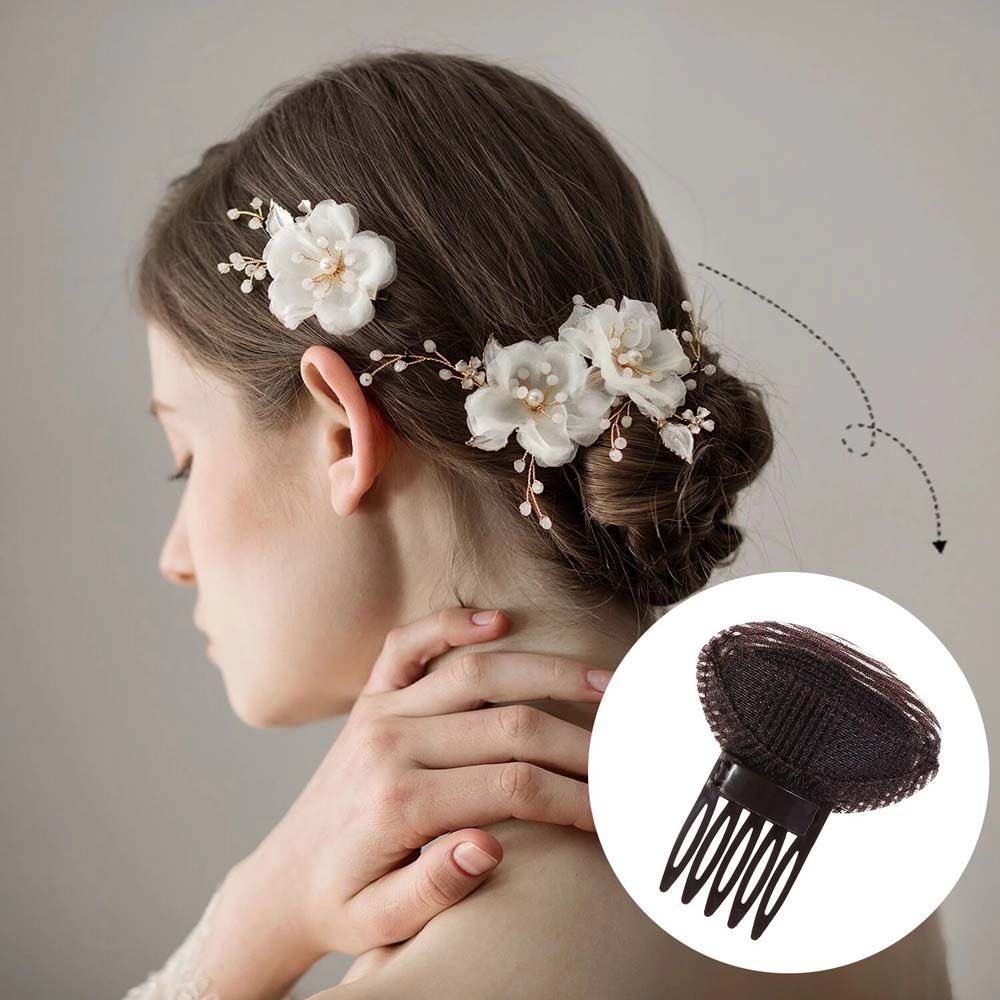 Natural Volume Hair Sponge BB Hair Clip Fluffy Hair Pad Puff Hair Cushion Invisible Hair Bun Clip