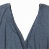 USA Samt Graham & Spencer Wickelkleid Langarm S Blau Marine(GEBRAUCHT)