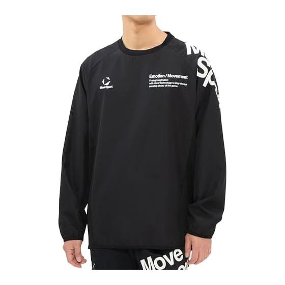 MOVESPORT Long Sleeve Piste Descente Valley Mesh Long Sleeve Easy to Move Breathable Comfortable V-Jean Training Running Walking Unisex Men Women