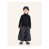 Boys Half Stand Collar Long Sleeve Bottoming Shirt Korean Style Kids Casual Top