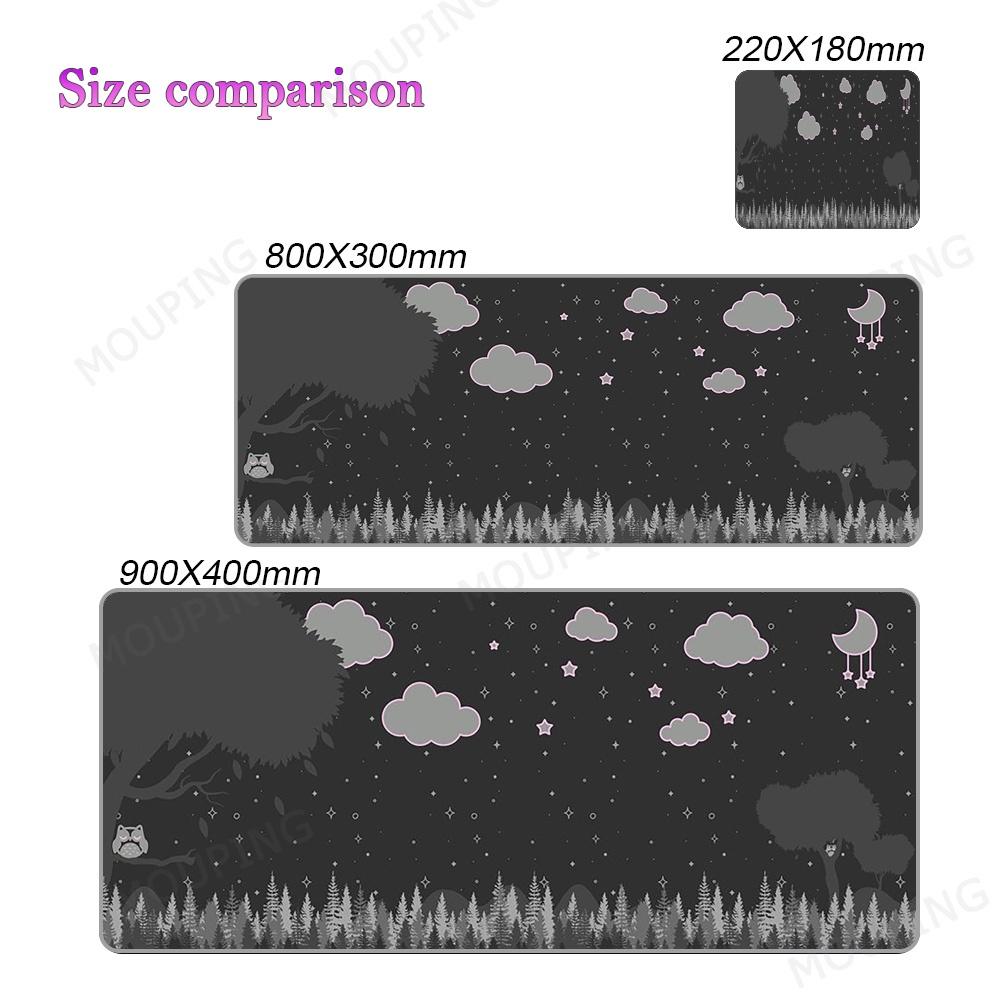 Space Mouse Pad Company Desk Mat Aesthetics 90x40 80x30 Pc Accessories Laptop Pad Large Table Mat Keyboard Deskmats Blue Office