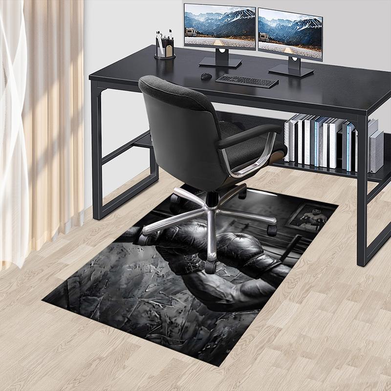 1PC Boxing Gloves Boxing Ring Extra Large Non-Slip Floor carpet, Office, family, bedroom, Studio - Large Area RugJ0379