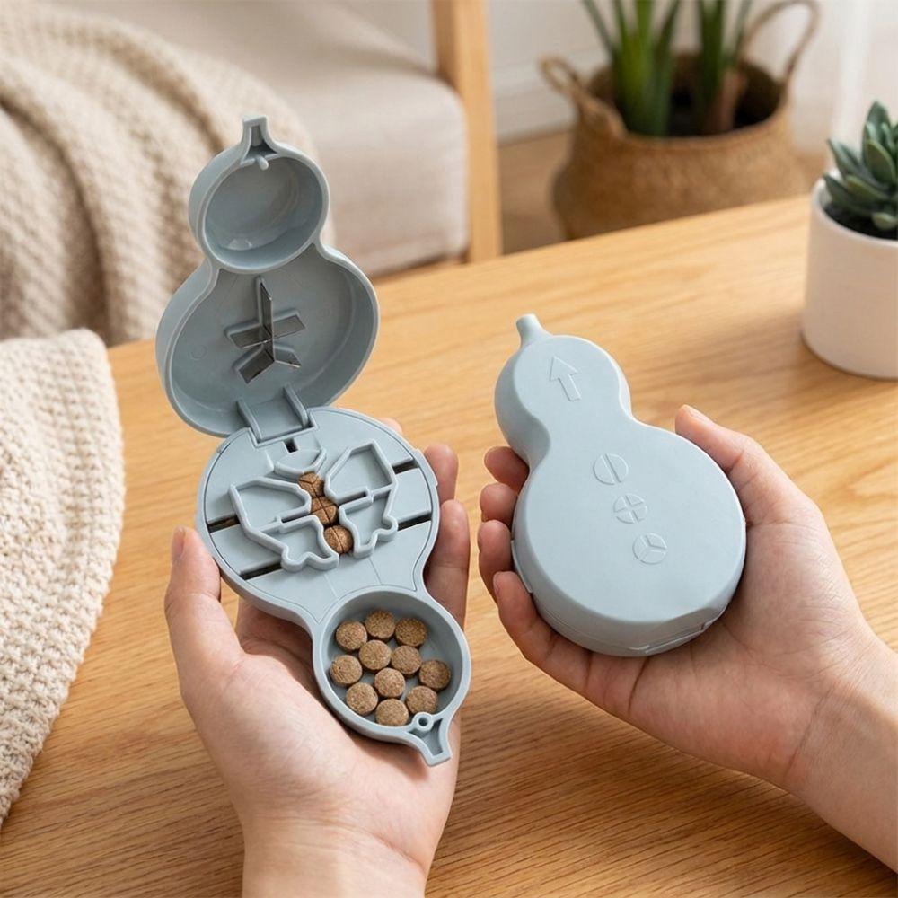 1/2 1/3 1/4 Pill Cutter Box Precise Cutting Dust-proof Pill Divider Case Sealed Food Grade Pill Storage Box Storage Organizer