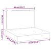 2 Piece Pallet Cushion Set Cream White Oxford Fabric