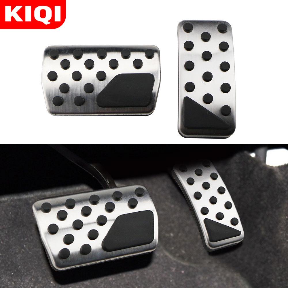 Cheap AT Car Pedal Cover Pedals for Jeep Compass Liberty Patriot