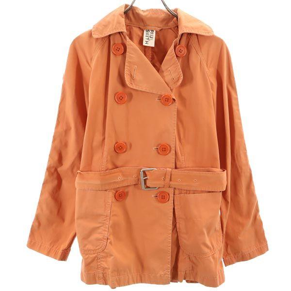 Paul Smith Куртка в стиле тренч 42 Серия Оранжевый Женская Б/У