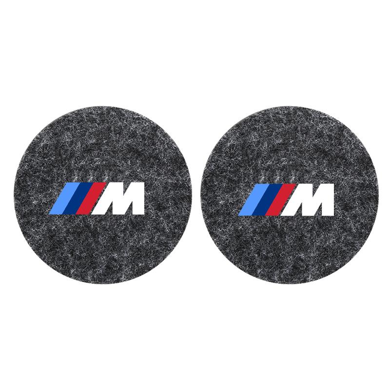 DSJW3 S85868 Car Interior Coaster Felt Anti-Skid Pad Car Interior Decoration Suitable For BMW M E36 E39 E46 E60 E90 E90