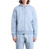 Giacca a maniche lunghe con cappuccio e zip con logo Polo Ralph Lauren da uomo grigio blu 710881517-017