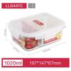 LocknLock Divided Glass Food Container