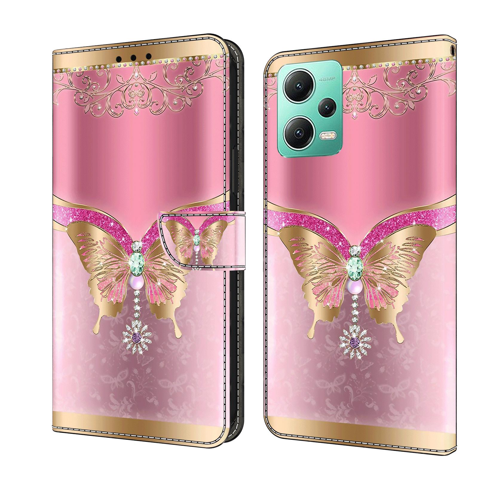 

Чехол-кошелек с держателем для карт, чехол из искусственной кожи с цветочным принтом, подставка, ремешок на запястье, противоударный чехол для Redmi 3C 9A 9C 9T 10C 8A 6A/Redmi Note6 Note11 Note12 Redmi 9C