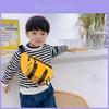 Stylish Korean Version Mini Childrens Waist Bag Soft Canvas For Boys And Girls With Waterproof Features