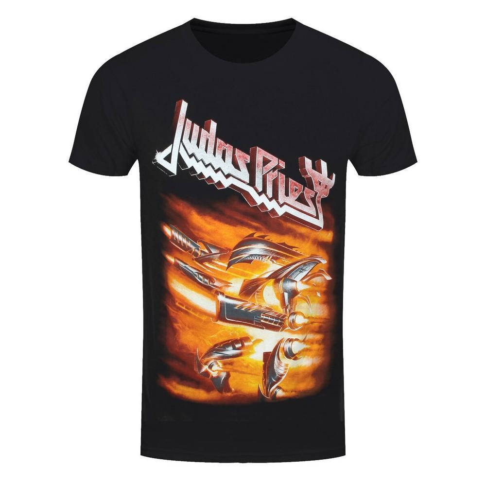 Judas Priest T-Shirt Firepower Band New Black Official