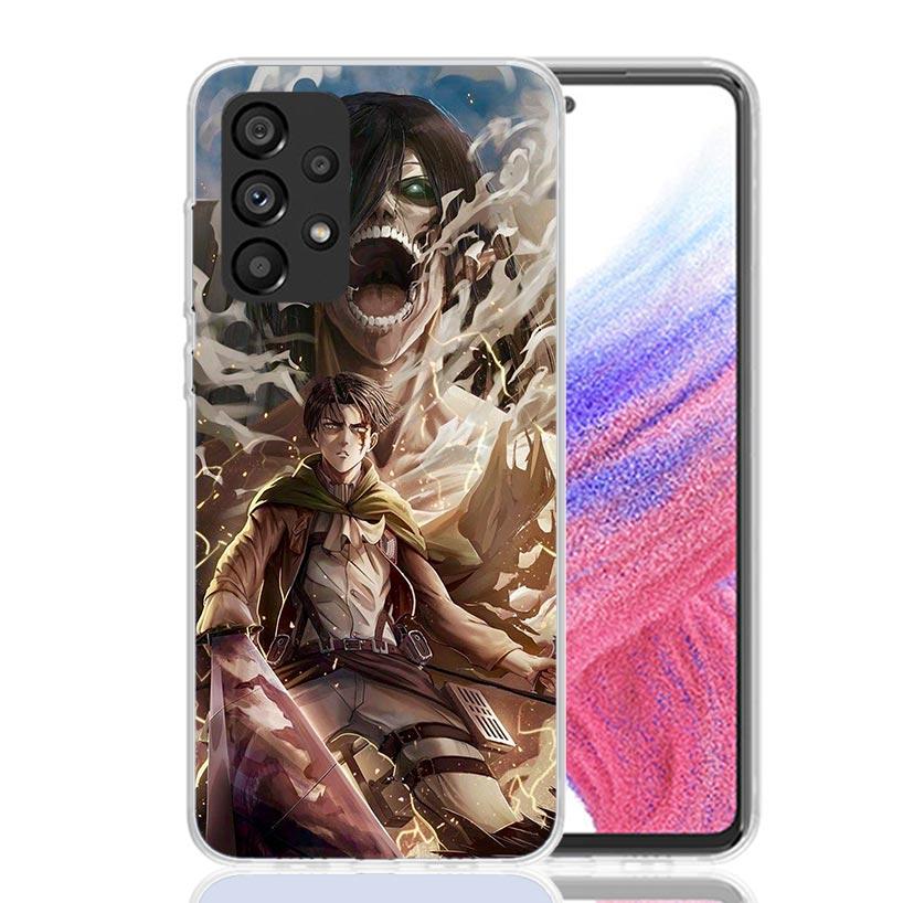A-Attack on T-Titan Levi Phone Case For Samsung Galaxy A17 A16 A14 A15 A13 A57 A56 A54 A55 A53 A37 A36 A34 A35 A33 A26 A24 A25 A