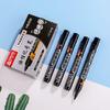 Large Capacity 10-Pack Single Round-tip Marker Pens for Line Marking and Journals