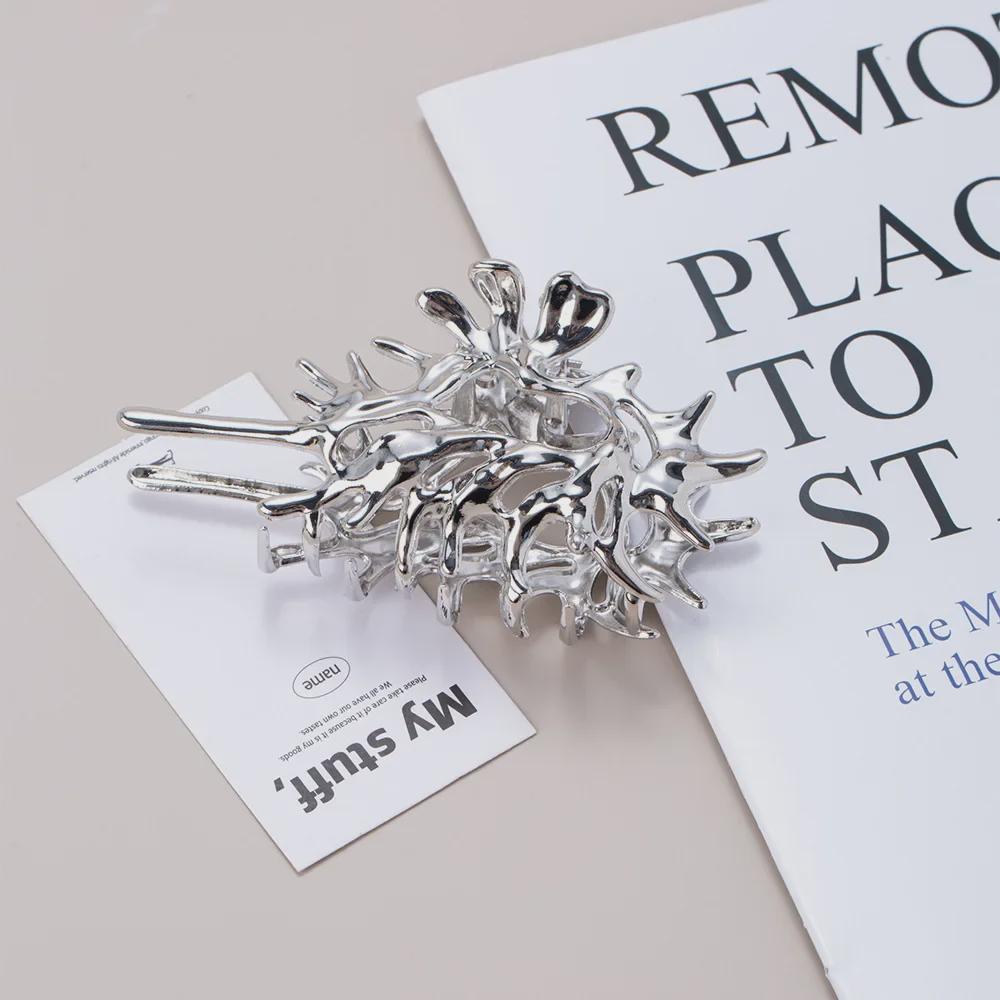 Multicolor Conch Shark Hair Clip - High-End Back Hair Accessory Design