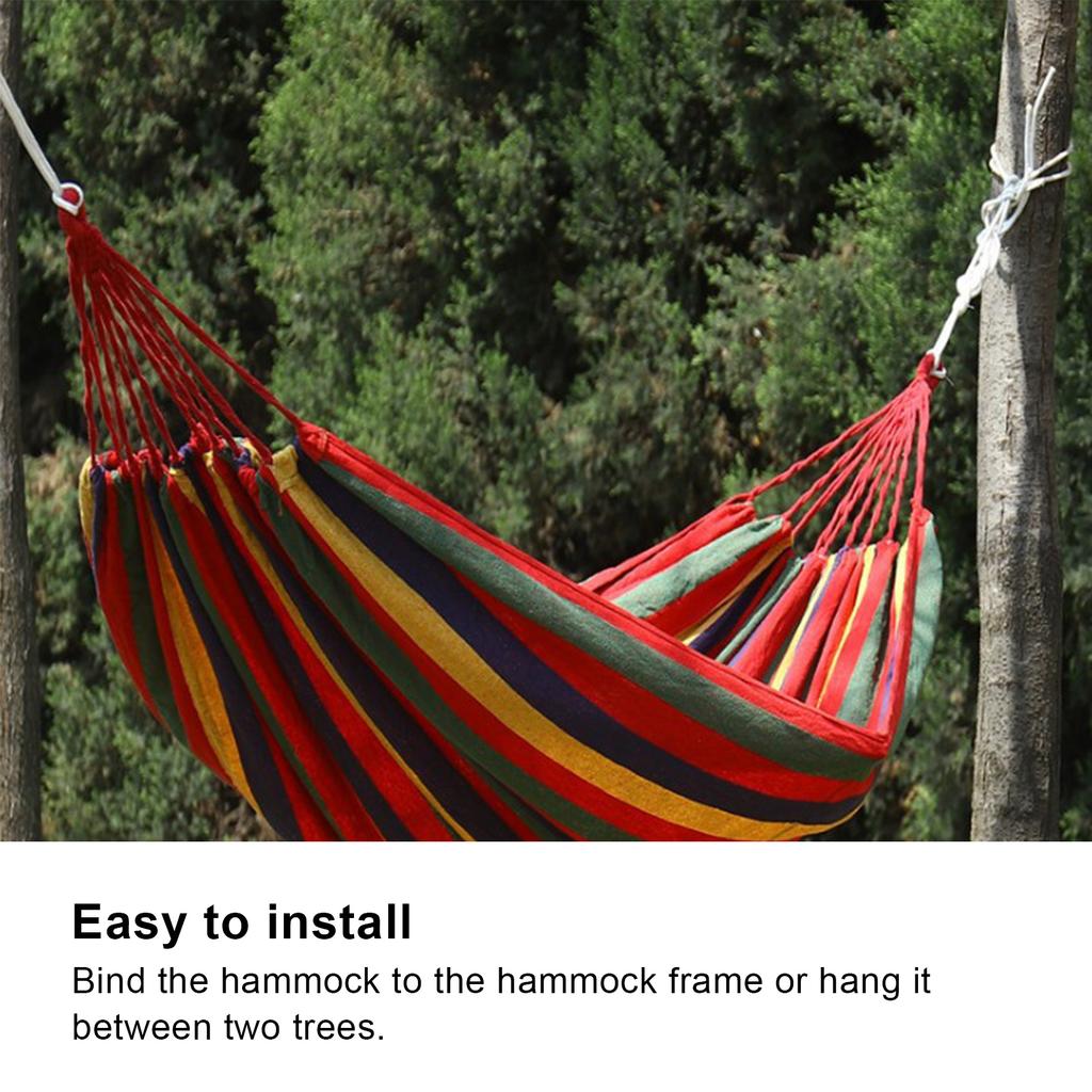Camping Hammock Portable Outdoor Travel Hammock with 250kg Load Capacity