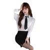 Sex Underwear Sexy Temptation Teacher Nightclub Workplace Uniform Hip Wrap Female Secretary Skirt Suit Queen Fan