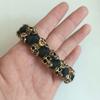 Retro Punk Skull Paracord Bracelet For Men Handmade Woven Style With Adjustable Size