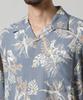 Avirex Aloha Shirt Tropical Girl Size M 391 Sax Men's 783-5123007