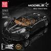 cxjva7 4688PCS Technical RC Car Toys The MOC Black La Voiture Noire Building Block Assembly Sport Car Brick Kids Christmas Gift
