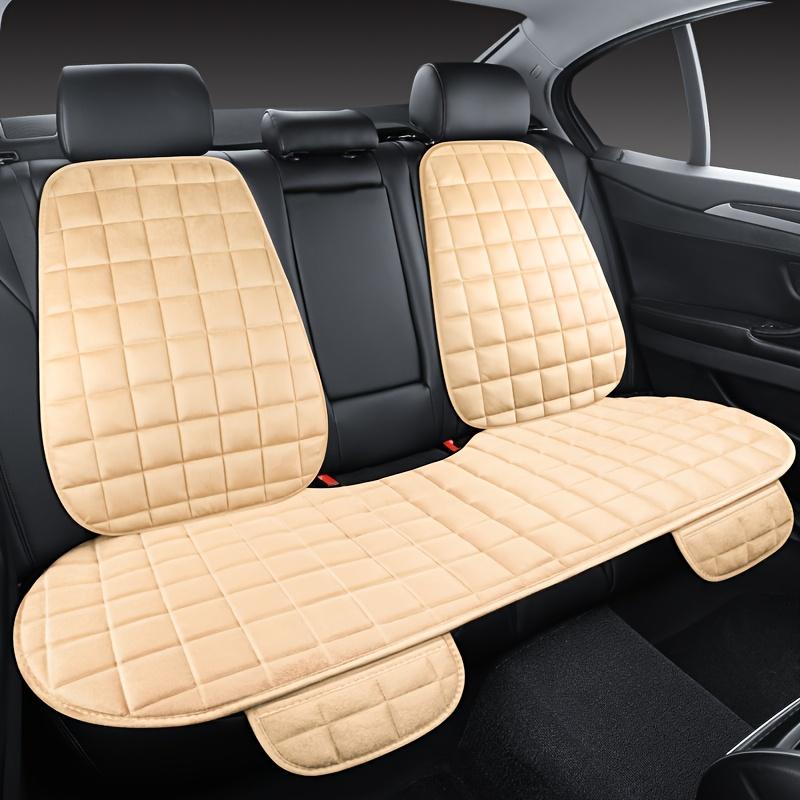 3Sets Car Seat Covers, Car Seat Covers Include 1 Pair of Rear Seat Cushions and 2 Rear Seat Covers, Universally Suitable for 90% of Vehicles,Suvs,Cars