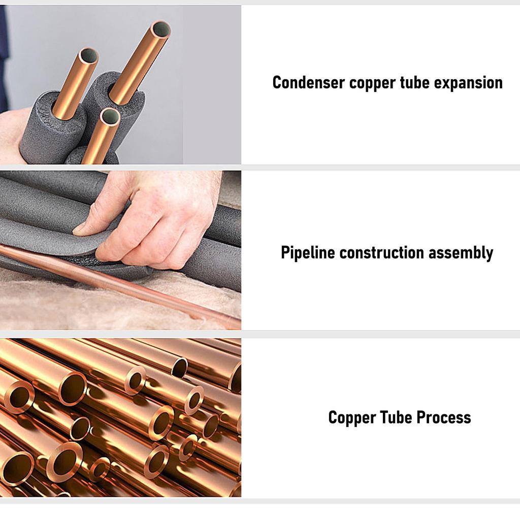 Copper Tube Expander Double Headed Multifunctional Hand Tube Expander for Refrigeration Systems Copper Tube Expander