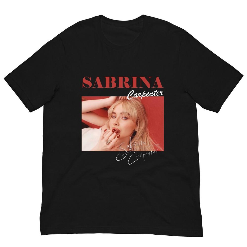 

Sabrina Carpenter Singer Cotton Size S-4XL Shirt Gift For Fan Unisex T-Shirt L