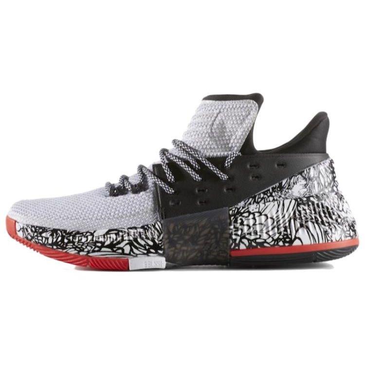 

Adidas Dame 3 Китайский Новый Год Мужские Кроссовки Белый Черный Красный BB8272